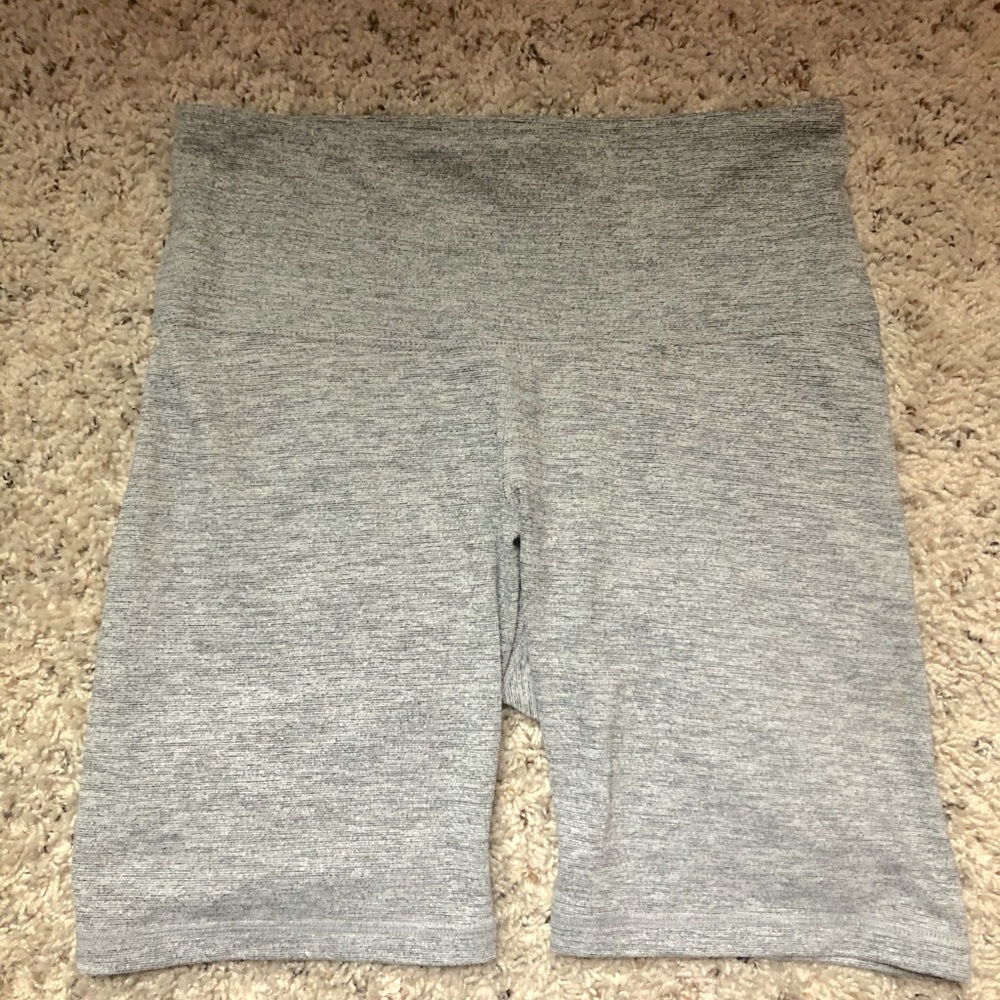Heathered grey Old Navy Biker Shorts